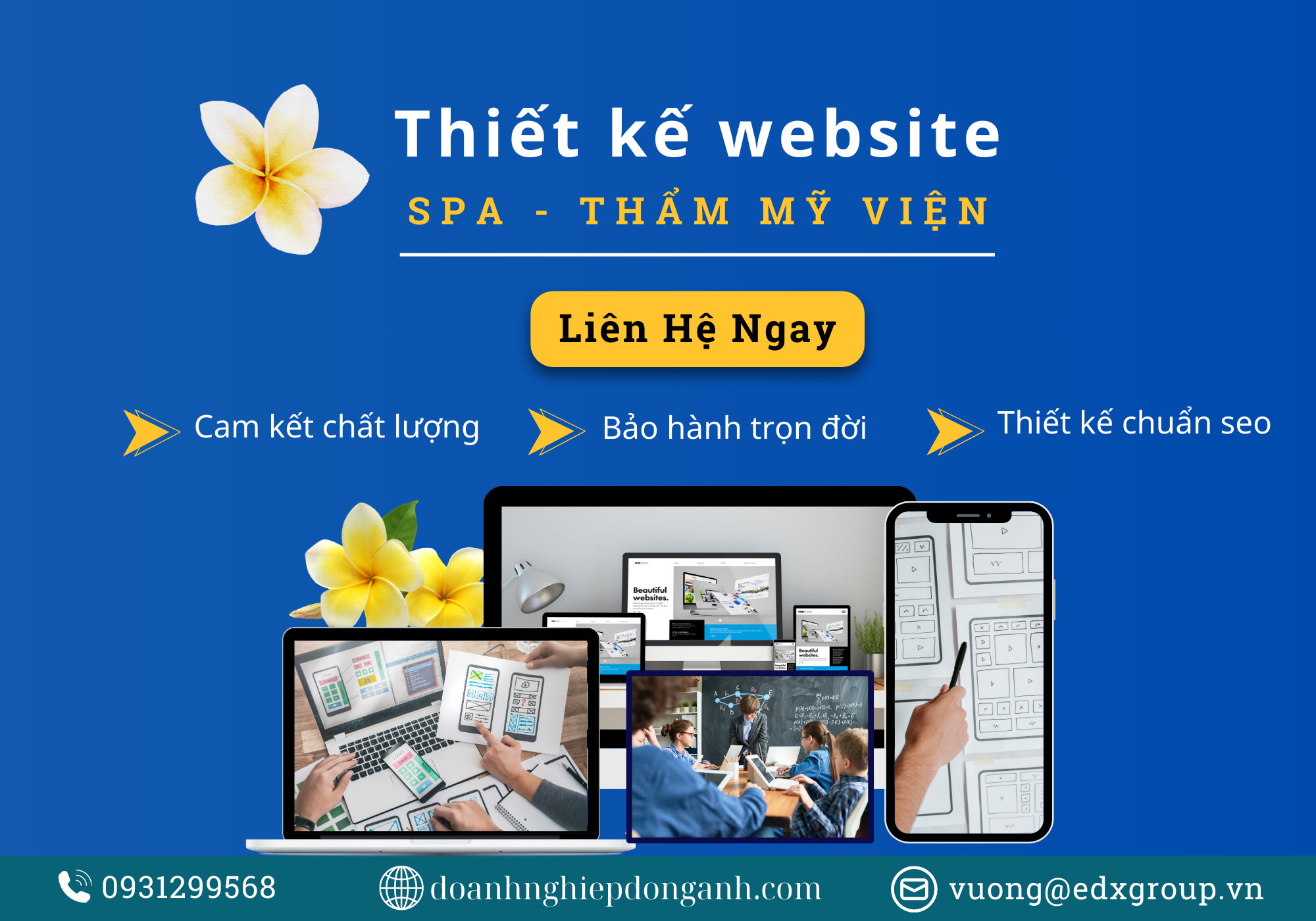 Thiết kế website thẩm mỹ viện và spa chuẩn seo chuyên nghiệp tại Hà Nội