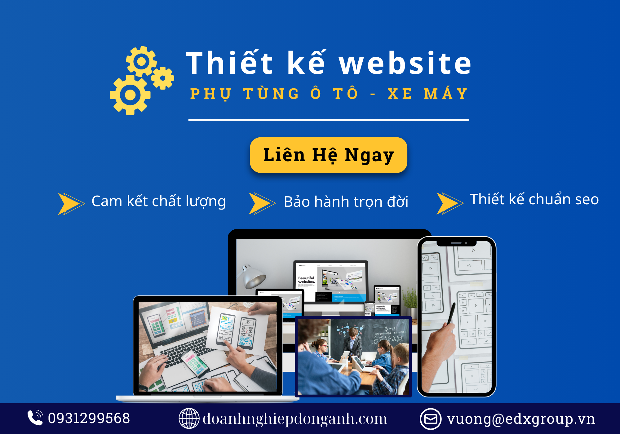 Thiết kế website phụ tùng ô tô chuẩn seo chuyên nghiệp tại Hà Nội