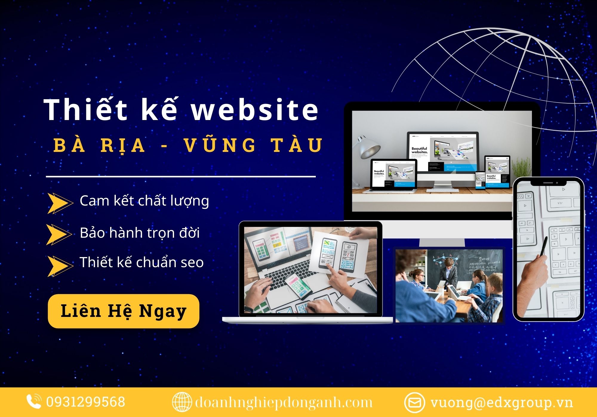 Thiết kế website tại Vũng Tàu chuyên nghiệp giá rẻ