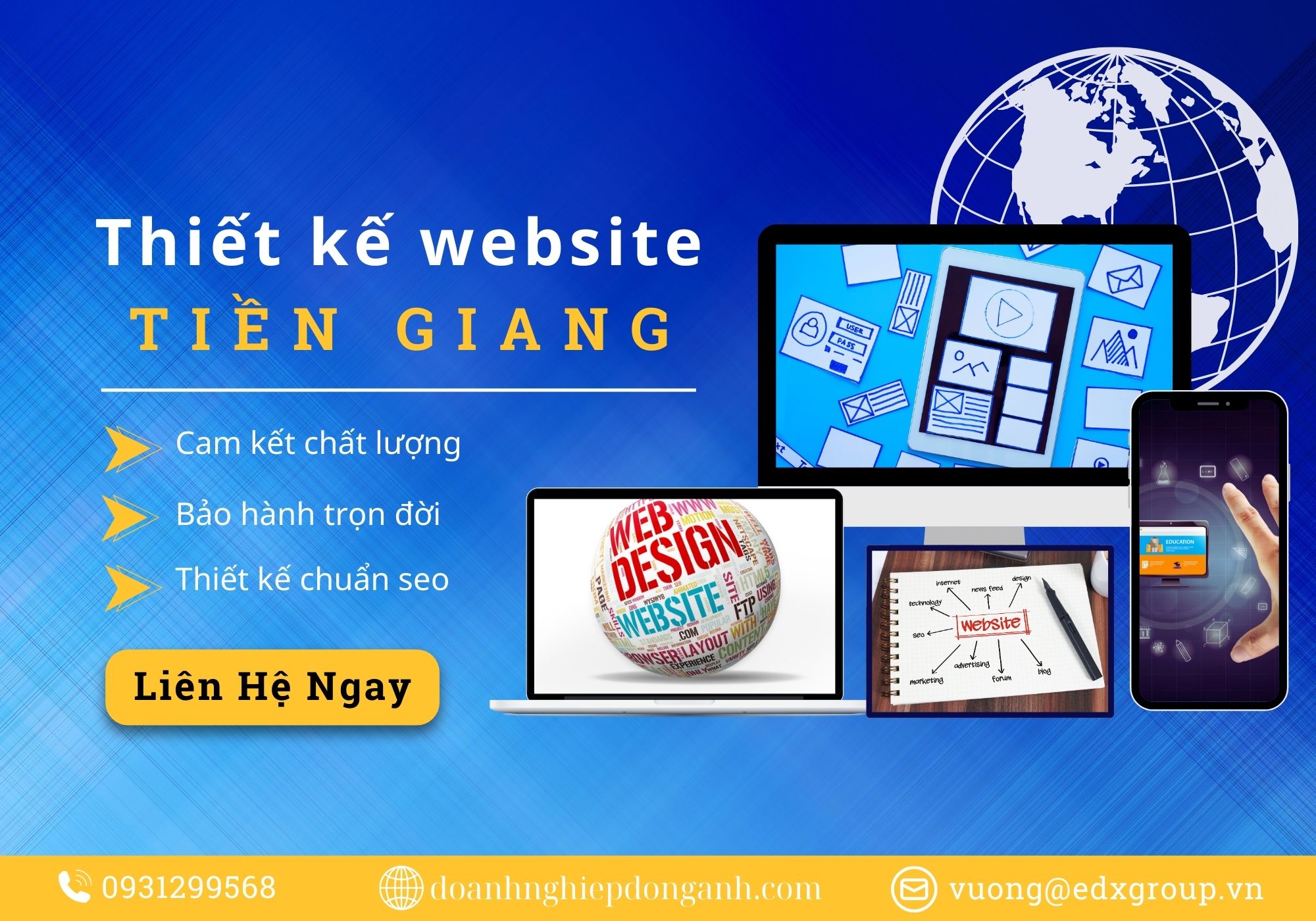 Thiết kế website tại Tiền Giang chuyên nghiệp giá rẻ