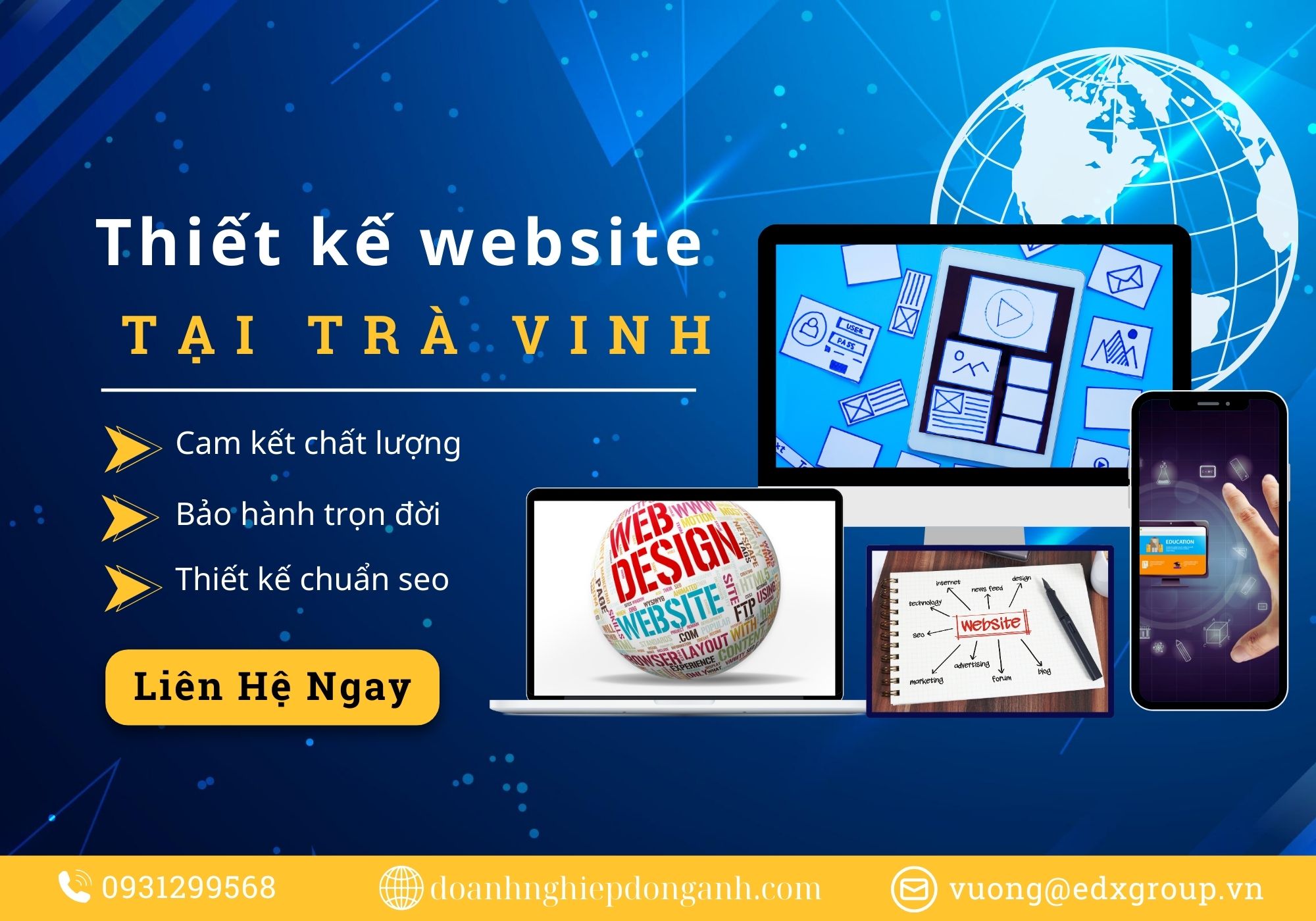 Thiết kế website tại Trà Vinh giá rẻ chuyên nghiệp