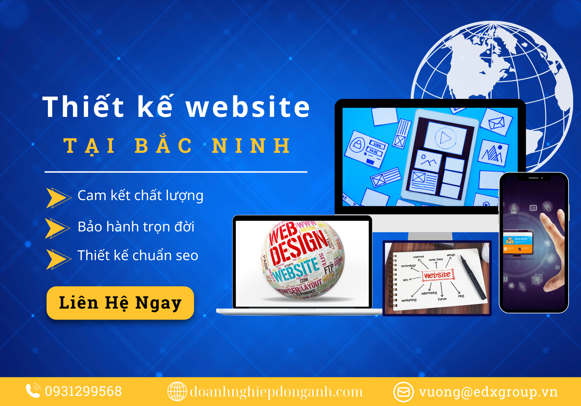 Thiết kế website tại Bắc Ninh giá rẻ chuyên nghiệp