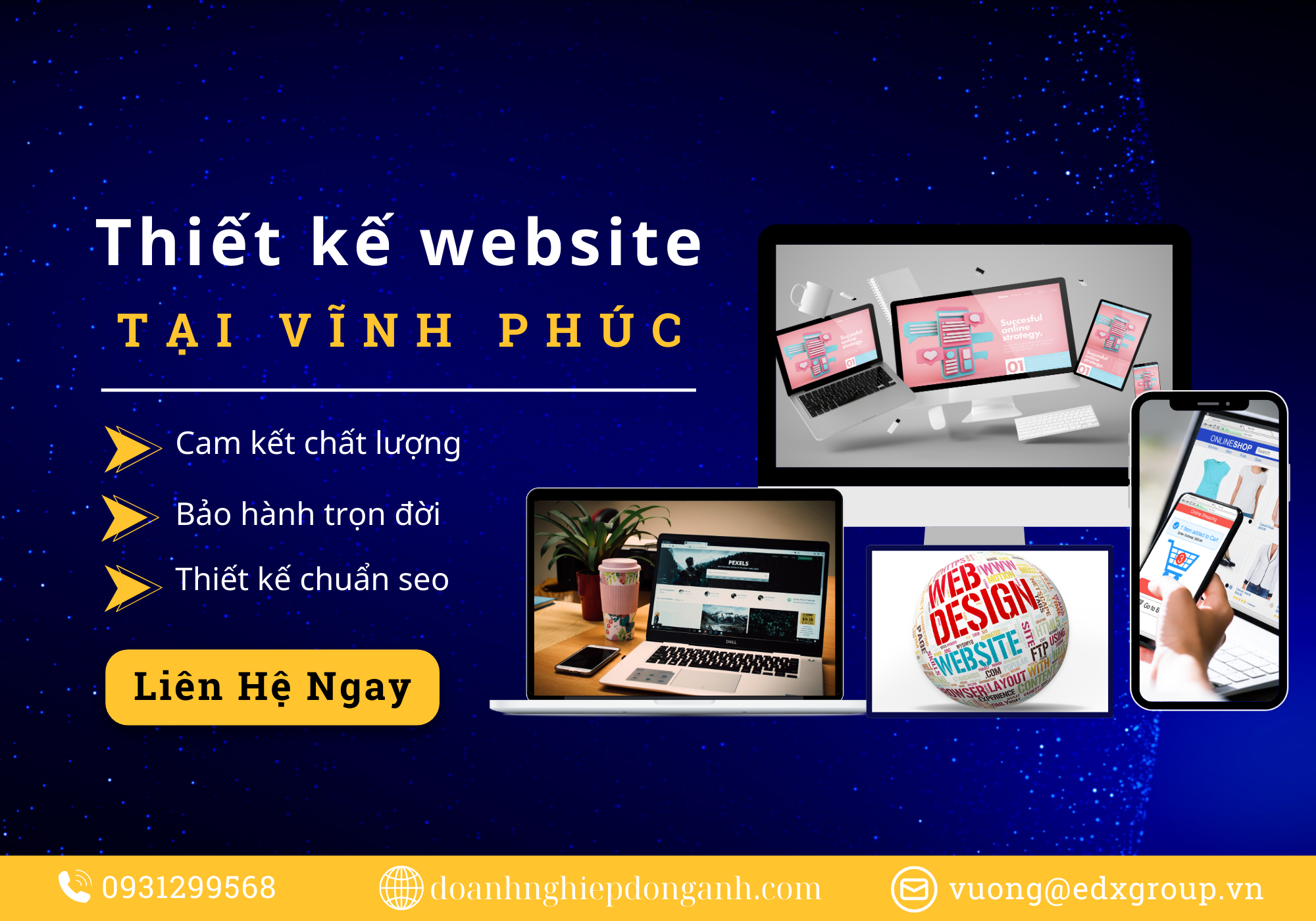 Thiết kế website tại Vĩnh Phúc giá rẻ uy tín chuyên nghiệp 2024