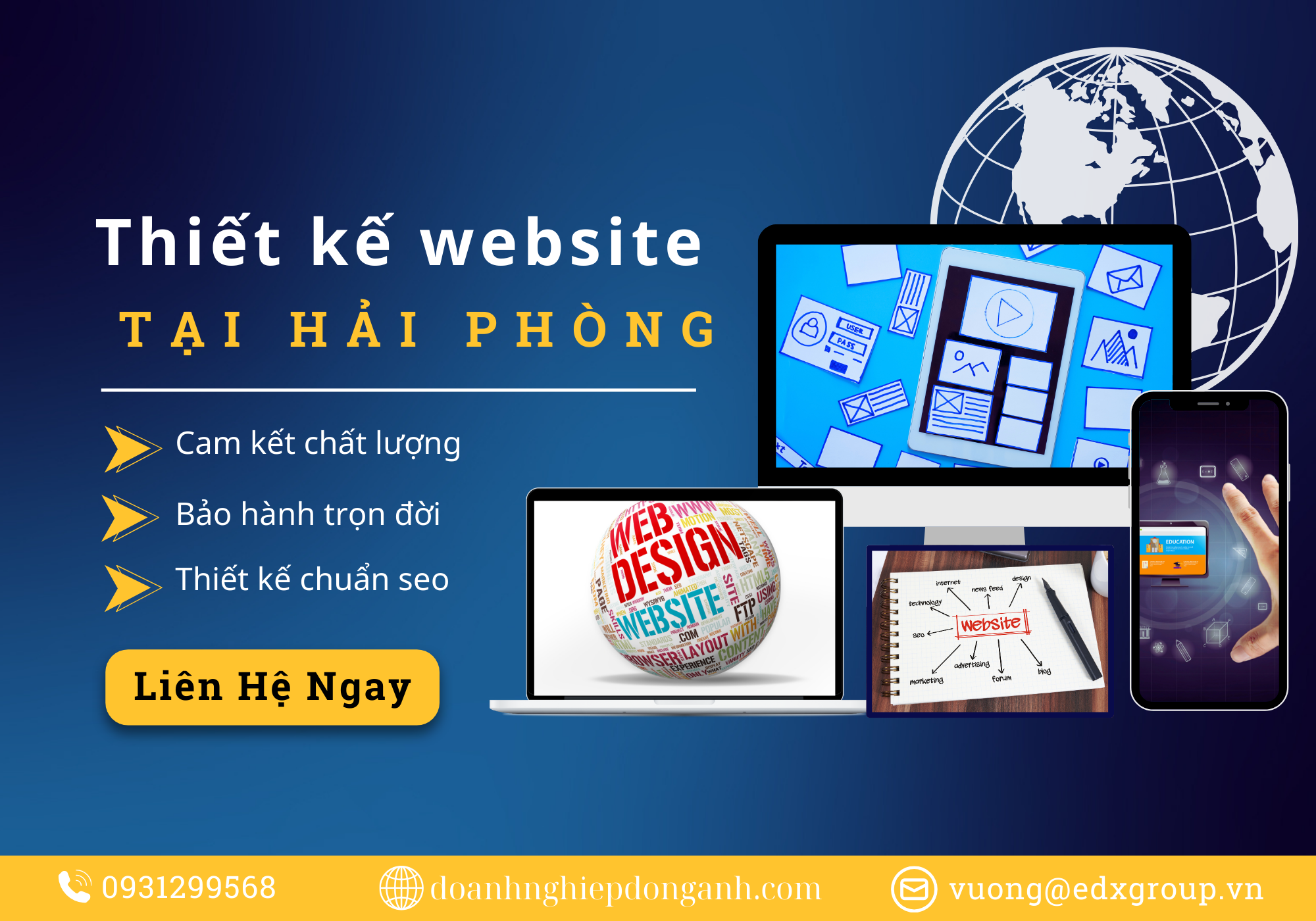 Thiết kế website tại Hải Phòng chuyên nghiệp uy tín